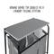Honey Can Do Gray Uneven Clothes Sorter w/ Ironing Board